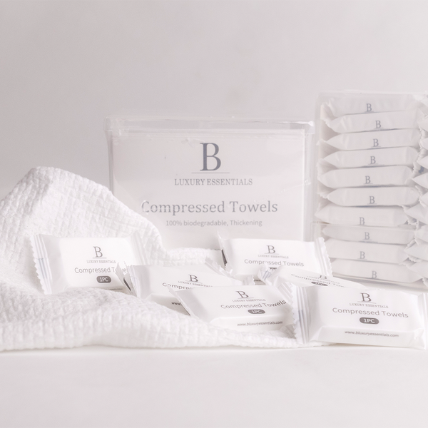 B Luxury Compressed Towels
